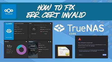 🔹 How to Fix NET::ERR_CERT_INVALID After Enforcing HTTPS on Nextcloud (TrueNAS CORE & FreeNAS 11.3)
