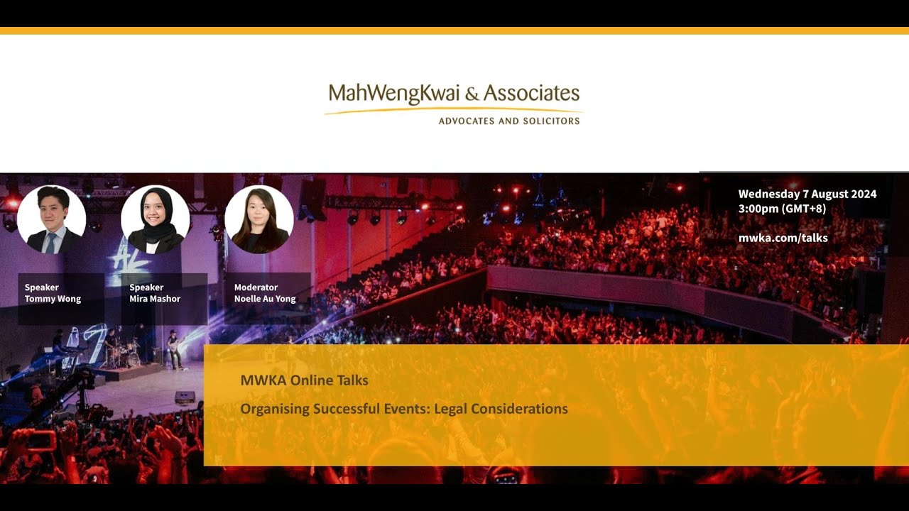 Organising Successful Events: Legal Considerations