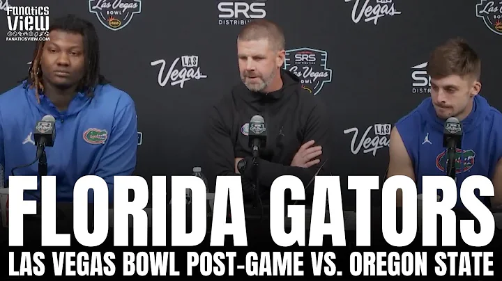 Billy Napier, Gervon Dexter Sr & Ricky Pearsall React to Florida's Vegas Bowl Loss vs. Oregon State