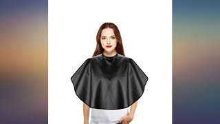 Noverlife Waterproof Chemical Resistant Short Barber Cape for Hair Coloring Curling Ironin