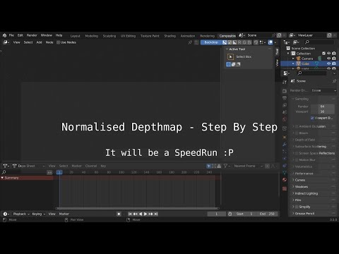 Blender Tutorial: Normalize the Depthmap