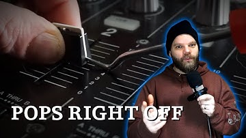 Removing Pioneer DJ Locking Fader Caps is EASY!