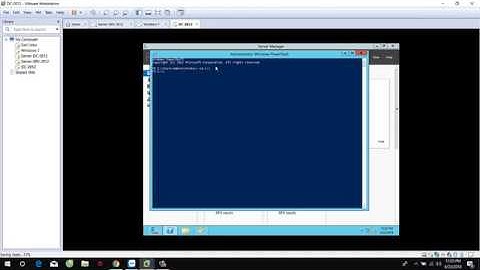 Micrisoft Windows Server 2012 R2 (MCSA): 06 Create OU, Group and User  use Power Shell