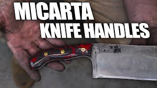 Making Micarta Knife Handles