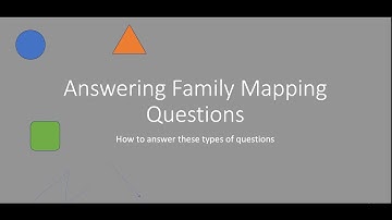 MFT National Exam - How to Answer Family Map Questions