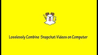 Combine Snapchat Videos without Re-encoding screenshot 2