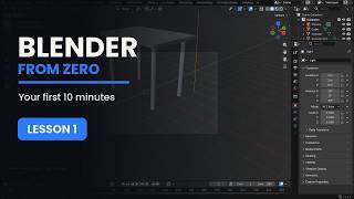 Blender for Complete Beginners — Lesson 1: Your First 10 Minutes