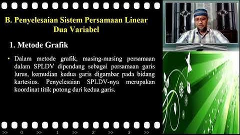 SPLDV Part#1: Bentuk Umum dan Menyelesaikan SPLDV dengan Metode Grafik Matematika kelas 8