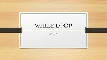 Java Tutorial | While | | Iteration Statement | Loops