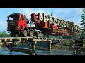 SnowRunner Mods - MAN Truck TGS 480 8X8 -  Heavy Trailer Transport Oil Rig