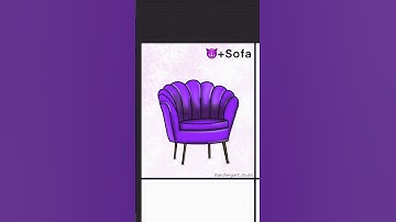Furniture Serie#1 |Sofa|😈Procreate #procreate #art #shorts #furnituredesign #digitaldrawing