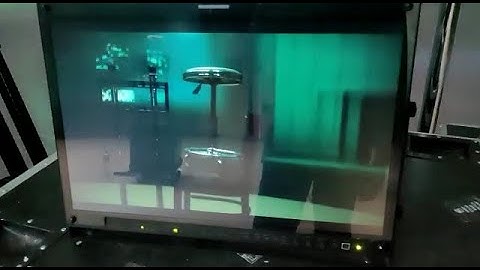 Unreal Engine, LED wall. Tests with moving background