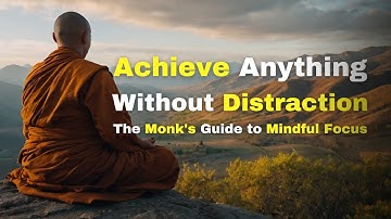 Achieve Anything Without Distraction: The Monk