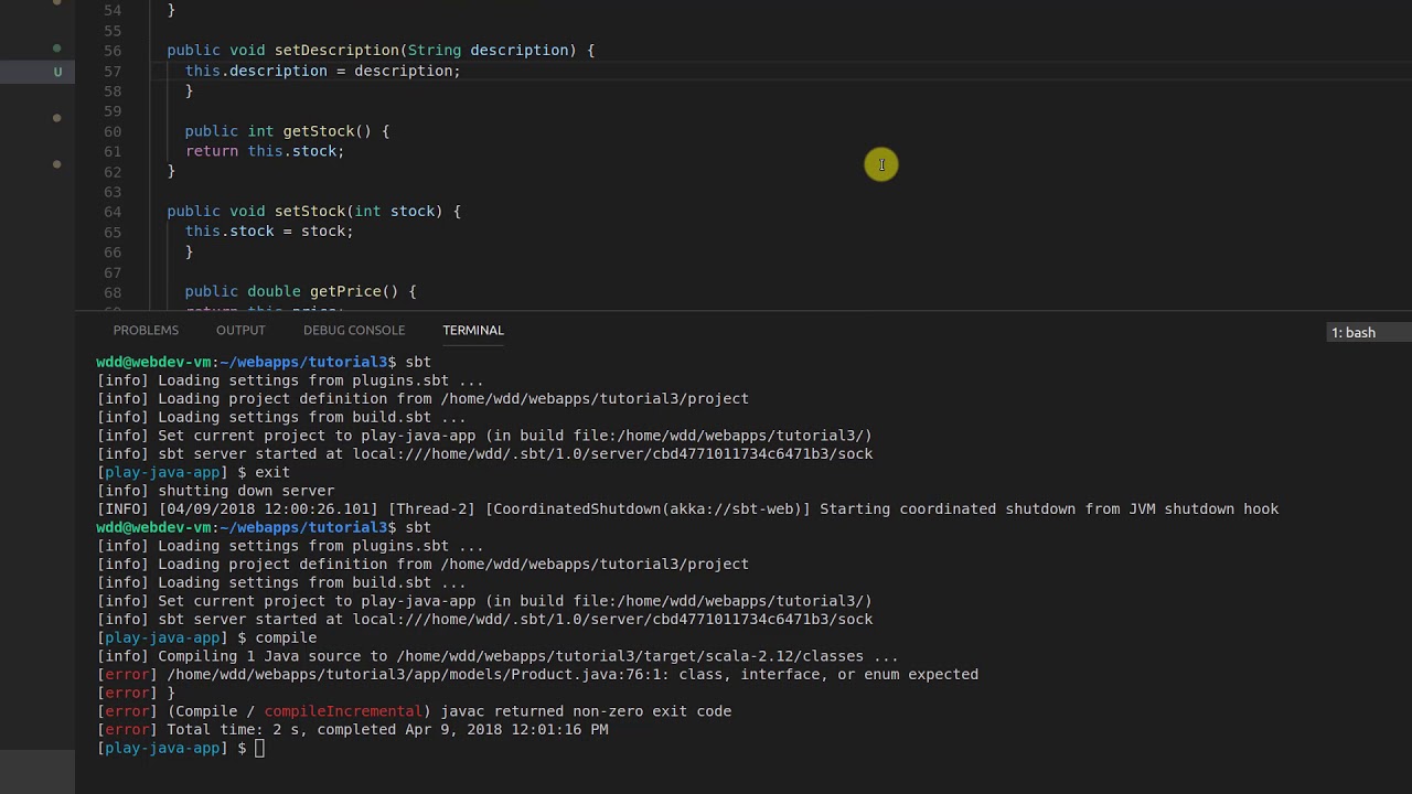 3. Model classes in a Play Framework Web Application - YouTube