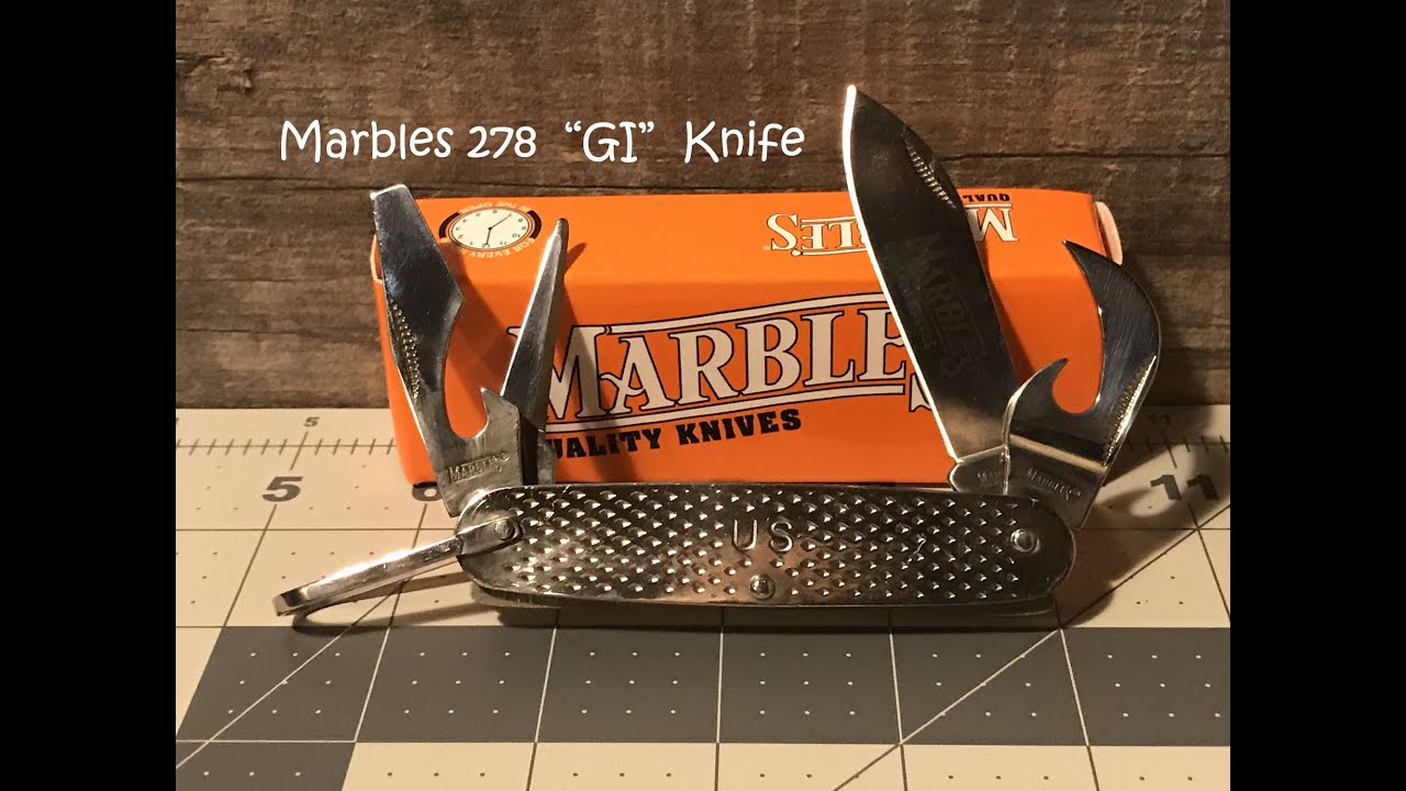 Marbles 278 "GI Knife" YouTube