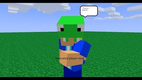 Minecraft mod showcase: Animated player mod 1.7.2 I HAVE ELBOWS!!!