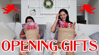 VALENTINES DAY SPECIAL! OPENING OUR VALENTINES DAY GIFTS + HAUL! EMMA AND ELLIE