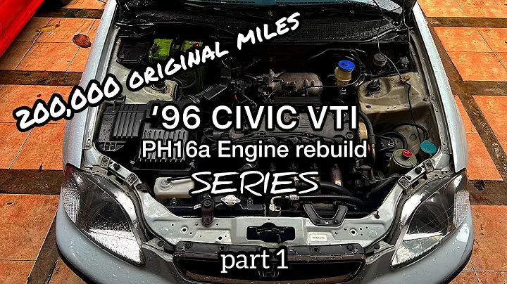 1996 Honda Civic VTi Ph16a OEM Rebuild Series part 1