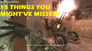 COD 4 MW - 15 Things You Might Not Have Noticed Before