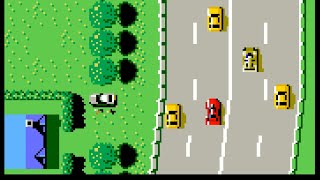 Road Fighter (Arcade) original video game | 14course session for 1 Player
