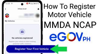 Register Motor Vehicle on NCAP in eGovPH App | Paano i-Register Motor/Sasakyan sa eGovPH (MMDA NCAP) screenshot 4