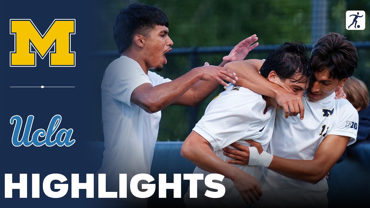 Michigan vs UCLA | NCAA College Soccer | Highlights - October 17, 2025