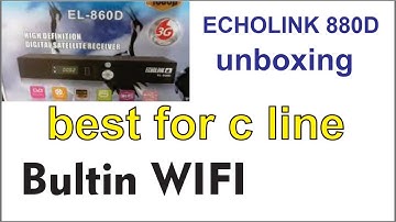 Echolink 880d unboxing and all option information