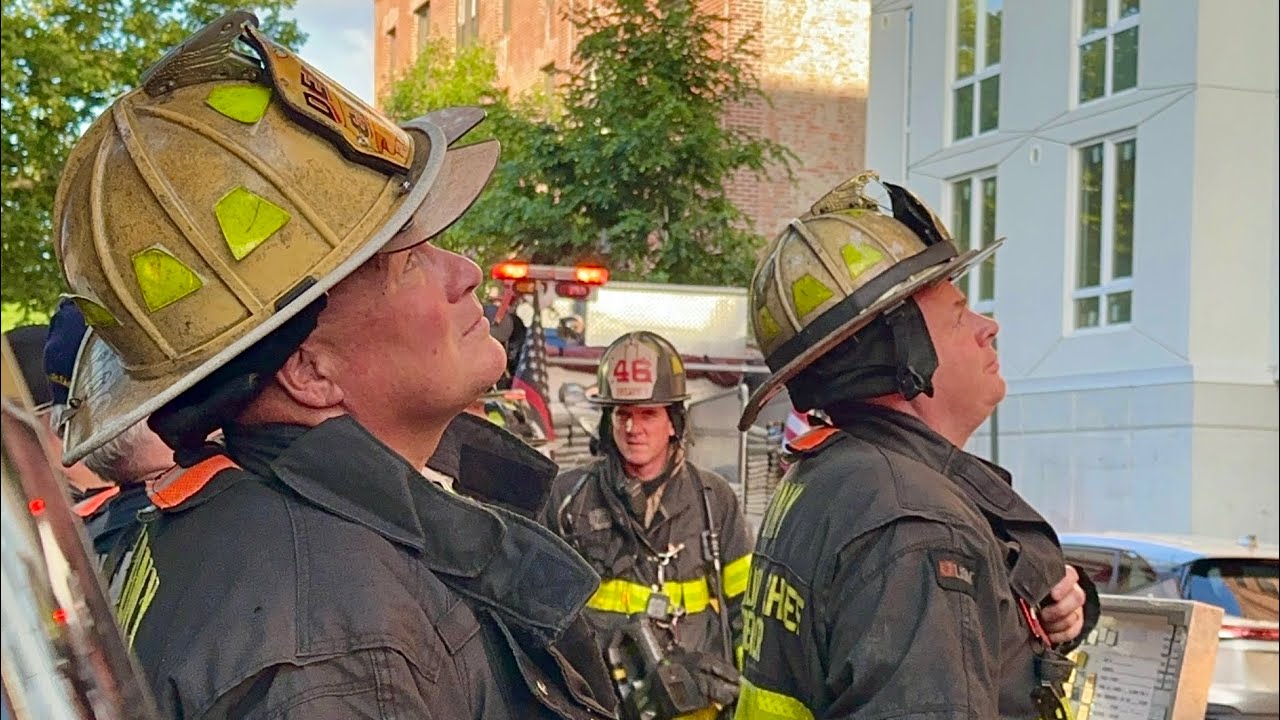 FDNY Bronx 2nd Alarm Box 2943 Fire was on the 5th Floor with Extension ...