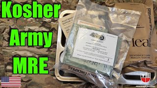KOSHER Military MRE (US Jewish Troops Field Ration) SMOKED BEEF Meal Ready To Eat Taste Test Review