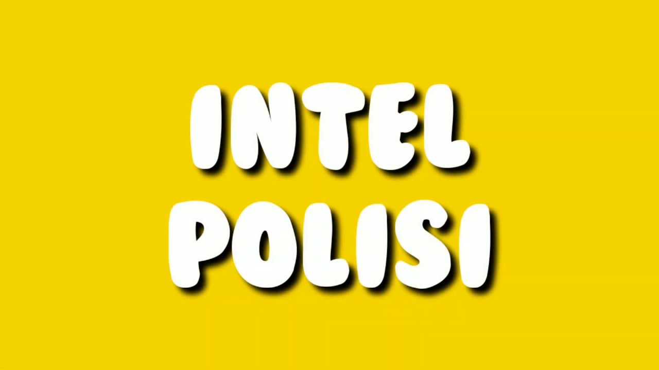 ANIMASI INTEL  POLISI  YouTube