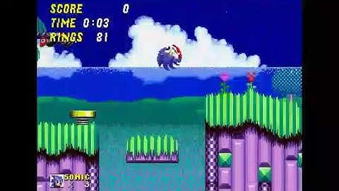 Sonic 2 CD Remix Unstable Demo: Emerald Hill Zone 1 Good Future Speedrun in 0:18 PB
