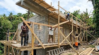 Working up high || building our own scaffolding || Project X 3rd floor continues 