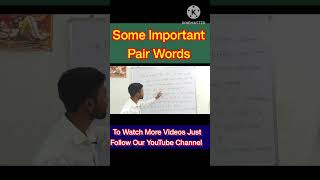 #Pair Words Singular हैं या Plural?#Shorts#English Grammar#Stairs Of Education