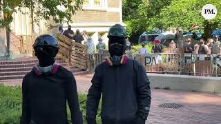 Armed Antifa Militants Surround University Of Washington Gaza Camp