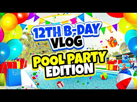 A Perfect 12th #Birthday #Party of my SON - with a Pool Party twist! | MIAMI #POOL PARTY