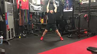 Matthew Ibrahim | MB Standing Slam w/ Lateral Squat