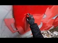 Red Color Combo Graffiti Piece - Graffiti - Resk 12