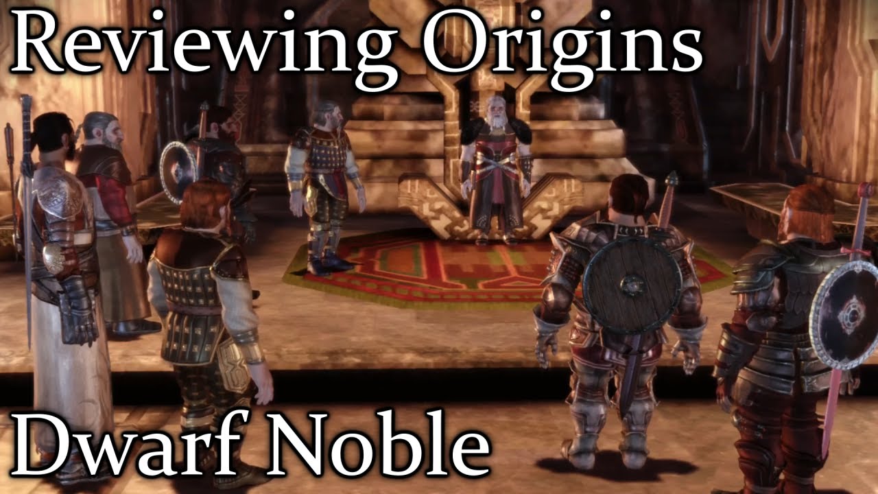 Dwarf Noble Story Is The Best Dragon Age Origin So Far (PC)