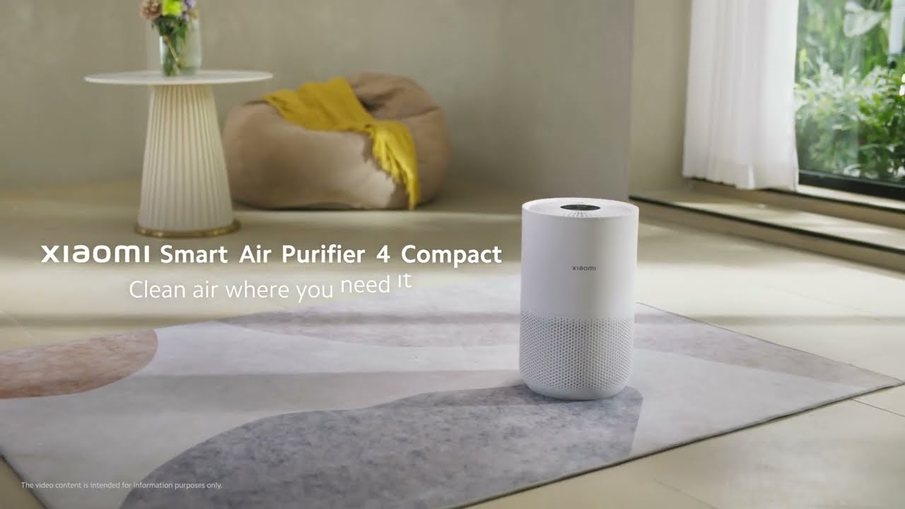 Xiaomi Mi Air Purifier 4 Compact, White, Eu Version