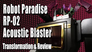 Robot Paradise [Fans Toys] Acoustic Blaster & Nightbat [Soundblaster & Ratbat]: Rock FX Review @Rockafex
