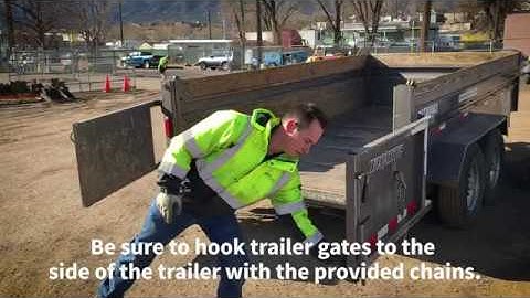 Demo Video: How to Use a Dump Trailer