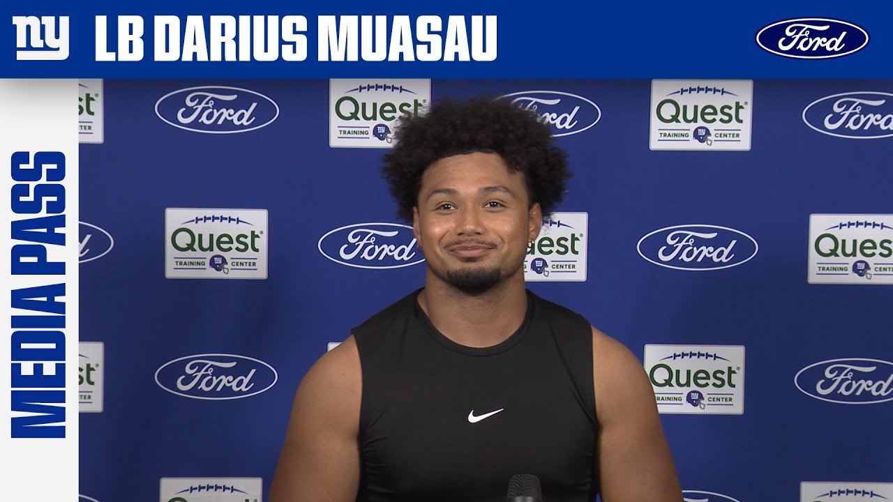 Darius Muasau: "I feel like I've grown a lot" | New York Giants