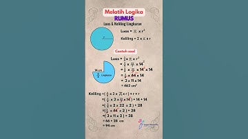 Menghitung Rumus Luas Keliling Lingkaran #menghitung #rumus #luas #keliling #lingkaran #maths
