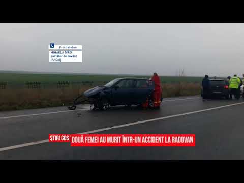 Două femei au murit într-un accident la Radovan