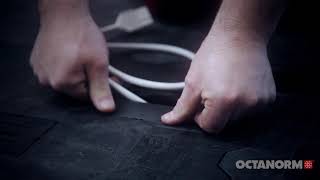 OCTANORM OCTAeco floor - cable installation