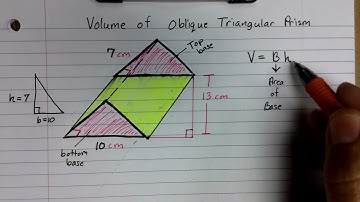 Volume of Oblique Triangular Prism