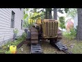 Caterpillar D2 #5J1113 Recovery Mission Part 2 - Loading and Hauling