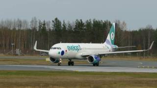4K - Evelop A320SL EC-LZD takeoff at Oulu EFOU