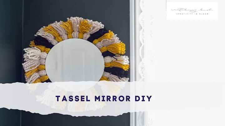 DIY Boho Tassel Mirror