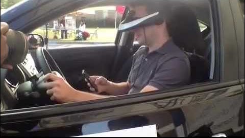 JS Video: Texting & Driving Simulator Car at JSCC